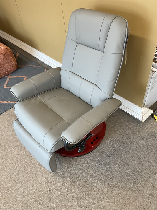 PU Swivel Manual Recliner Chair
