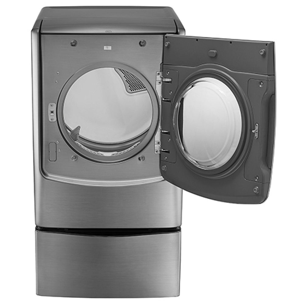 LG 9.0 Cu. Ft. Graphite Electric Dryer with TurboSteam - DLEX9000V