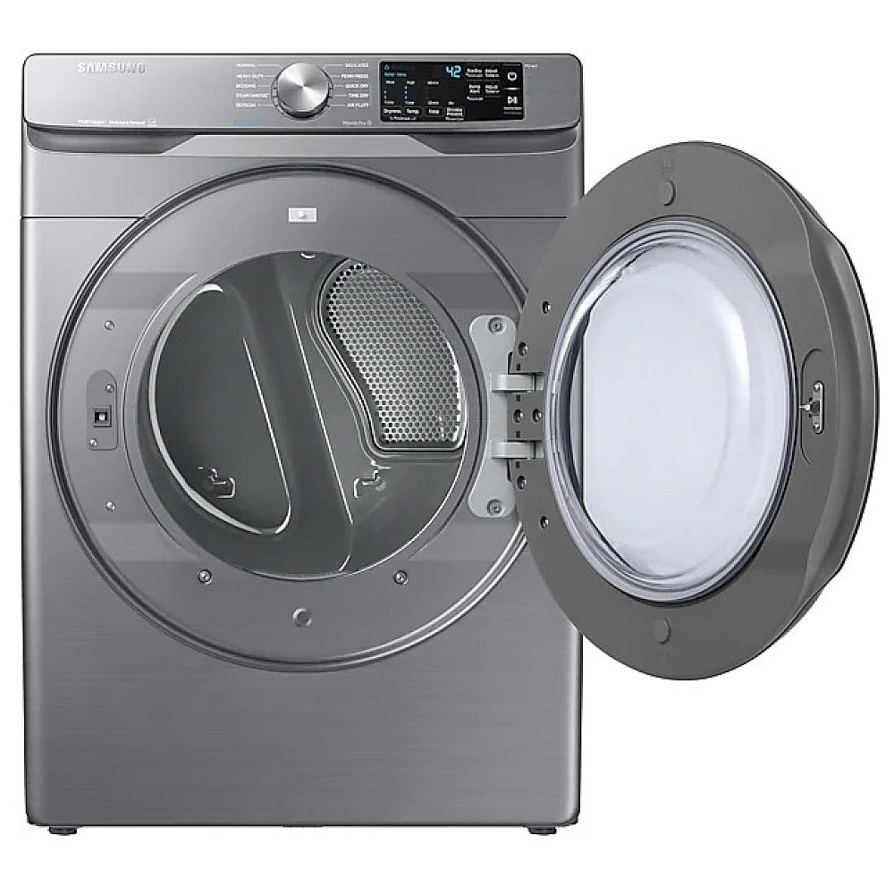 Sécheuse électrique Samsung Platinum de 27 po et 7,5 pi³ avec Steam Sanitize+ - DVE45T6100P 