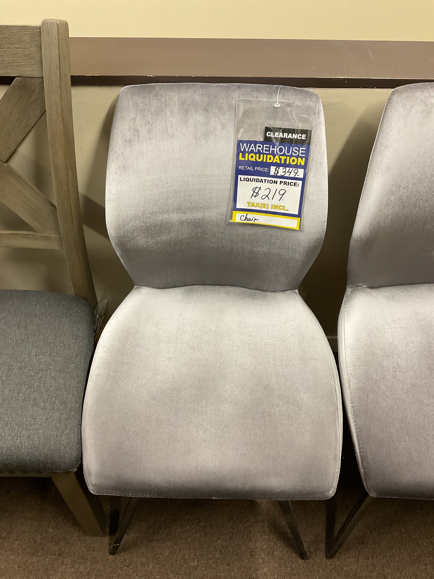 COMPUTER CHAIR GREY/CHROME   LIMA-RSTQ-016CH