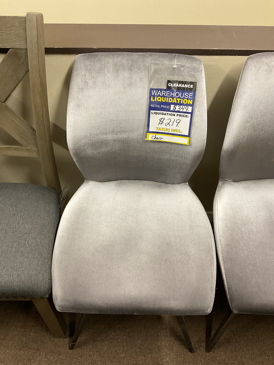 COMPUTER CHAIR GREY/CHROME   LIMA-RSTQ-016CH