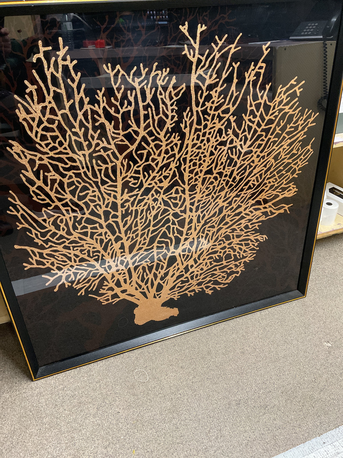 GOLD TREE PICTURE FRAME