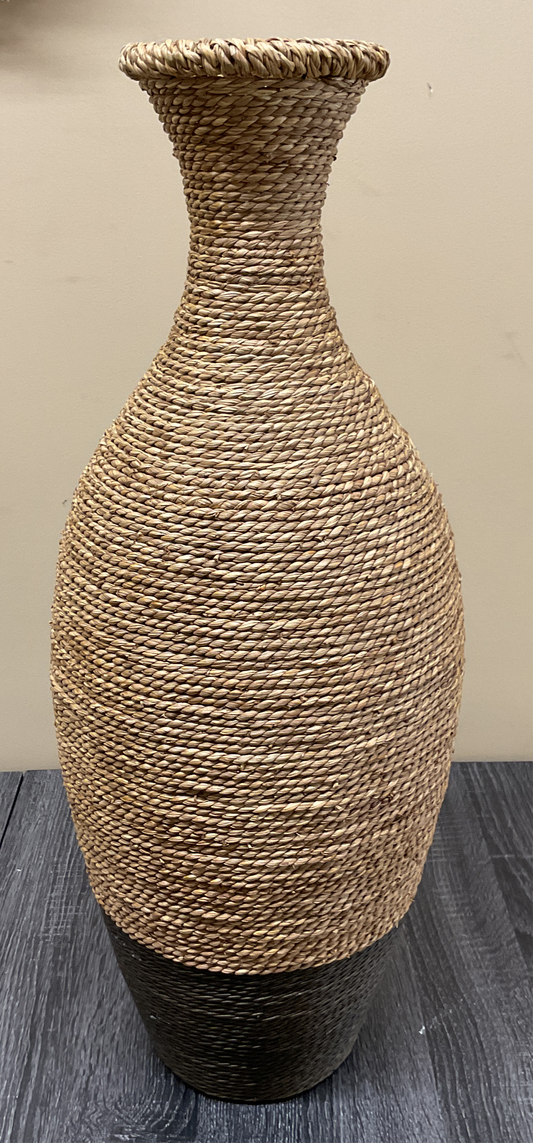 BROWN WOOVEN VASE -19138