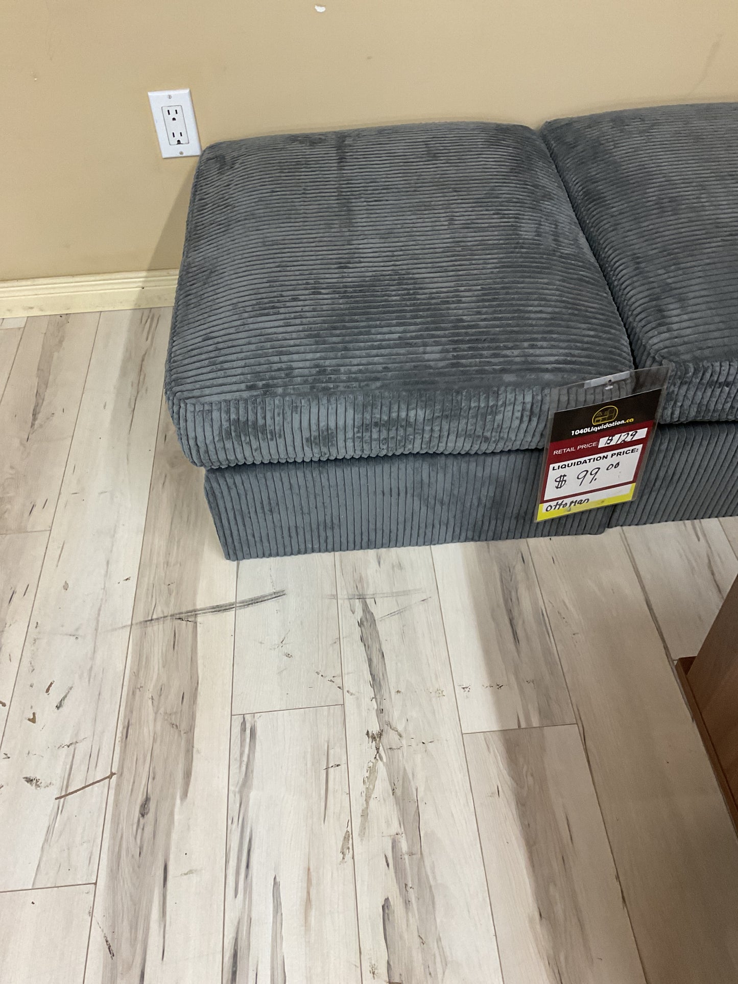 OTTOMAN GREY RANJEETA