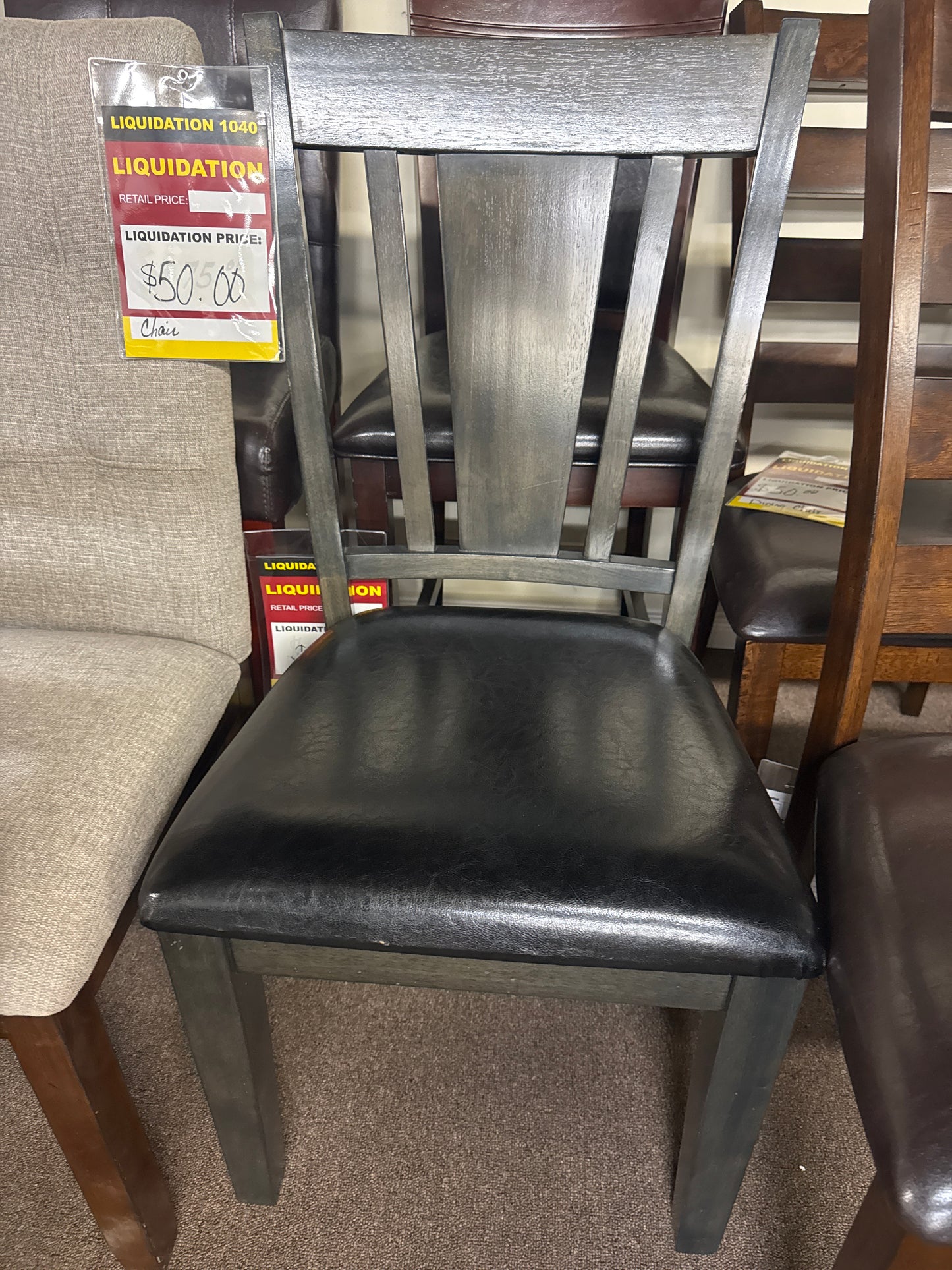 S/CHAIR SIÈGE PU RTA W61-2535S-MARLOWE-
