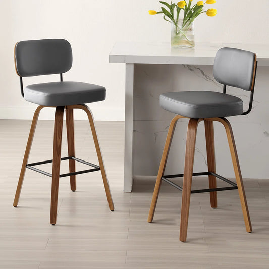 "Kahana" Swivel Upholstered Counter & Bar Stool
