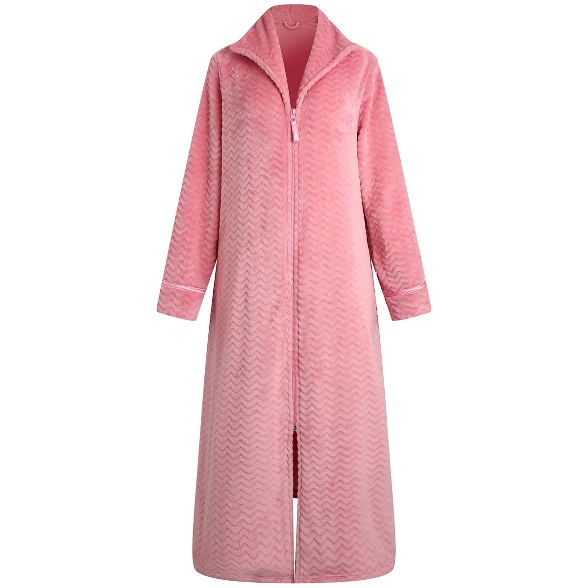 Fleece Girl / Woman+ Mid-Calf Bathrobe with Pockets