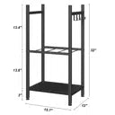 Kyreigh 15.7'' W Metal Log Rack