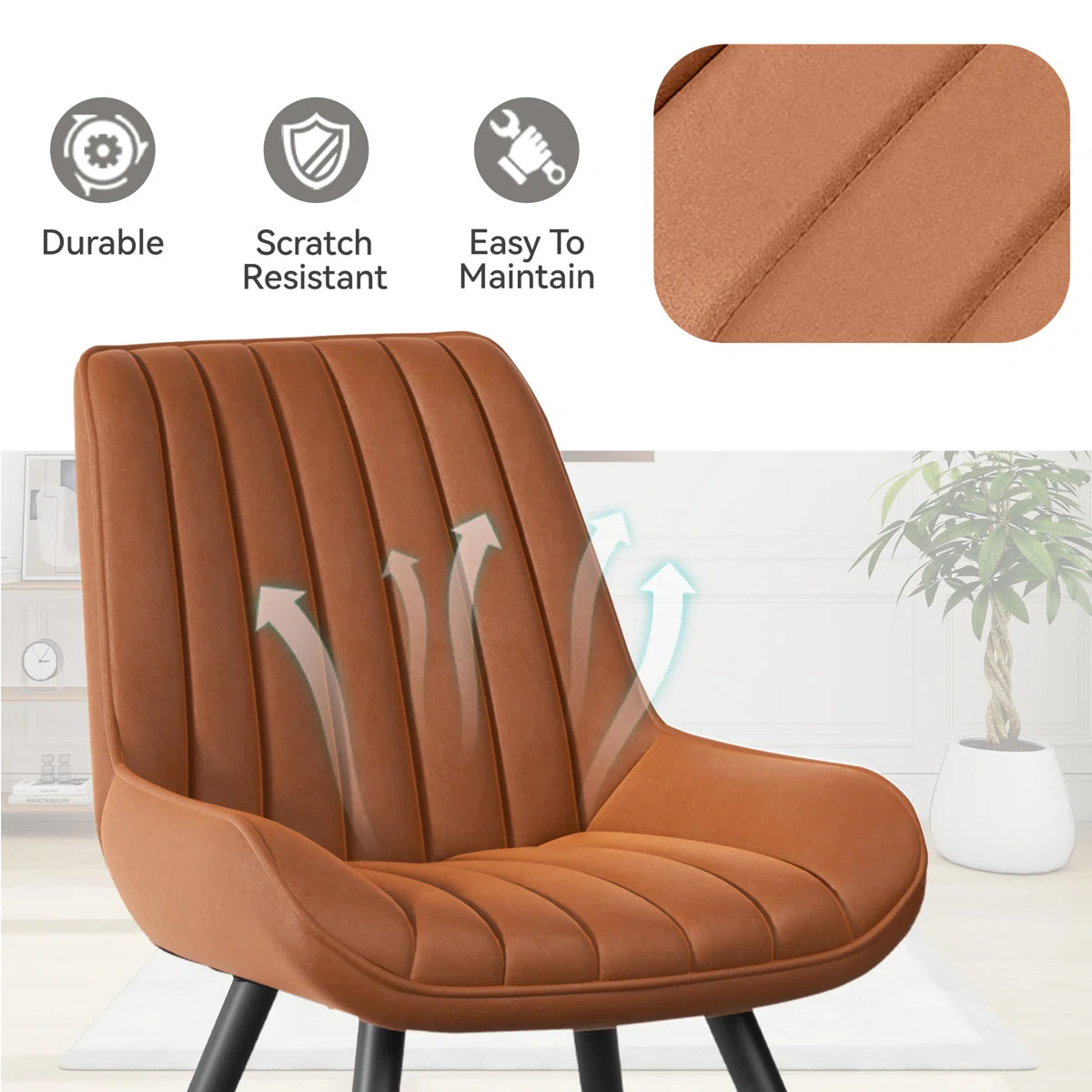 Modern Dining Chair Stylish and Comfortable for Dining Room or Office