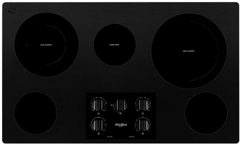 Whirlpool 36" Electric Ceramic Glass Cooktop