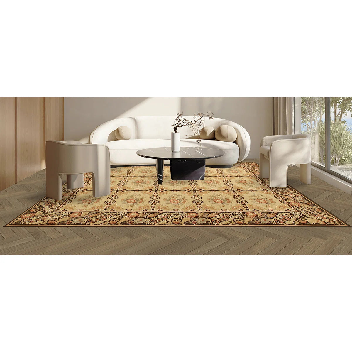 Hand Knotted Wool Oriental Indoor Rug