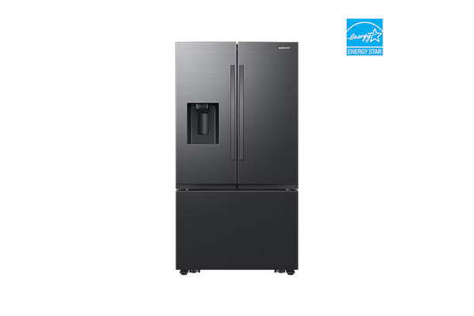 36" 3-Door Fridge with Ice/water dispenser and Freezer Ice Maker