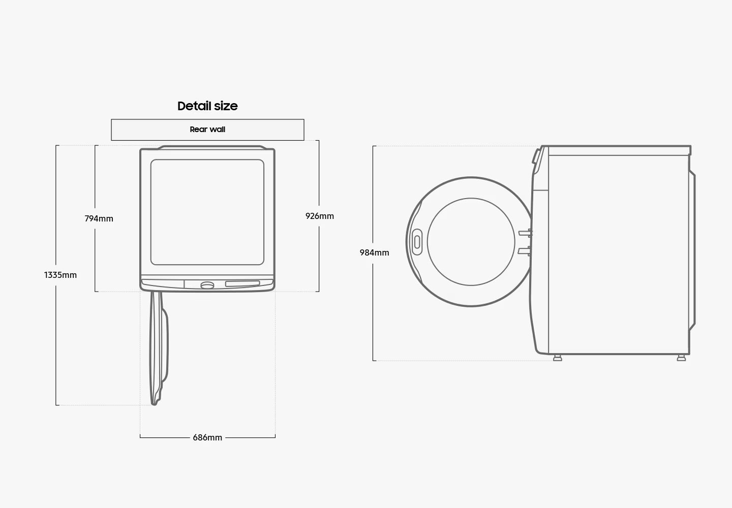 Samsung 7.5 cu.ft Electric Dryer with Multi Steam and Steam Sanitize+
