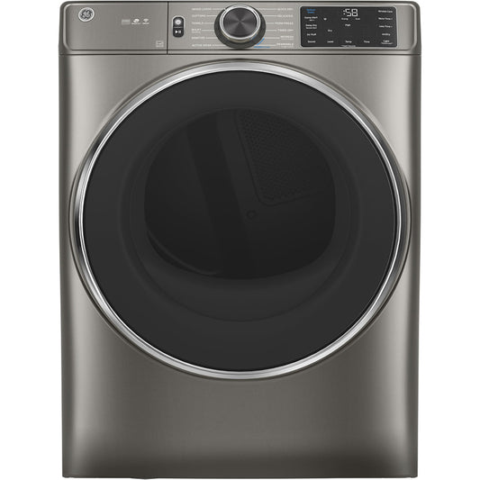 GE® 7.8 cu. ft. Capacity, 10.1 kg (IEC) Dryer with Built-In Wifi Satin Nickel - GFD65ESMNSN