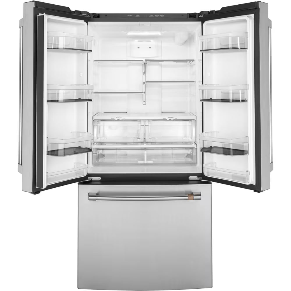 Café 33-inch 18.6 cu.ft. French Door ,Customizable Accessories Refrigerator Counter Depth in Stainless Steel ENERGY STAR®
