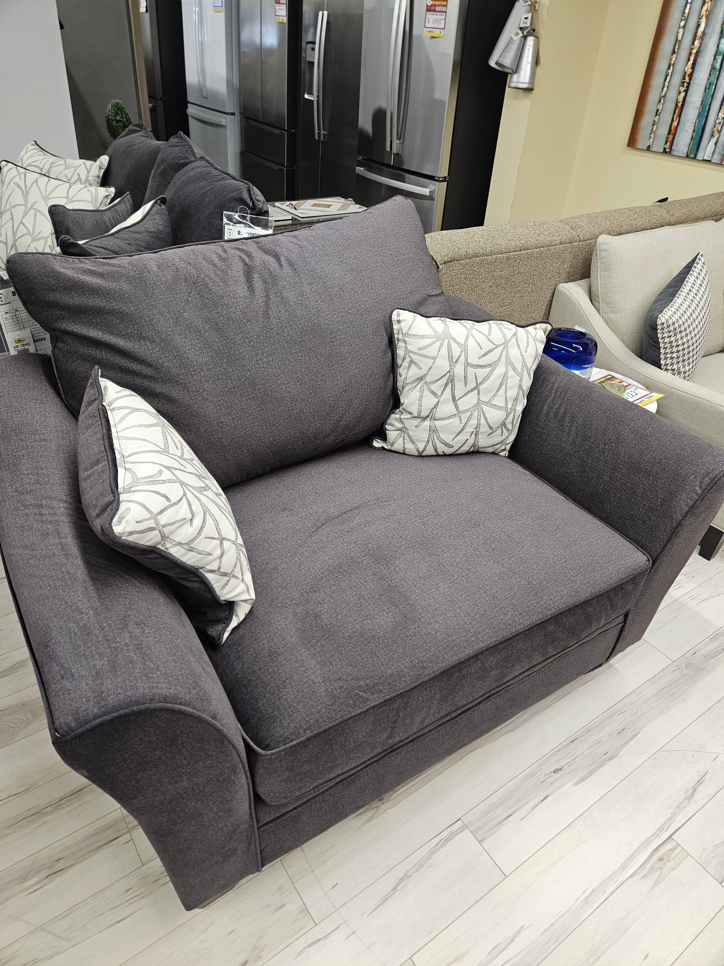 Chair & a 1/2 - Grey Flannel Seal